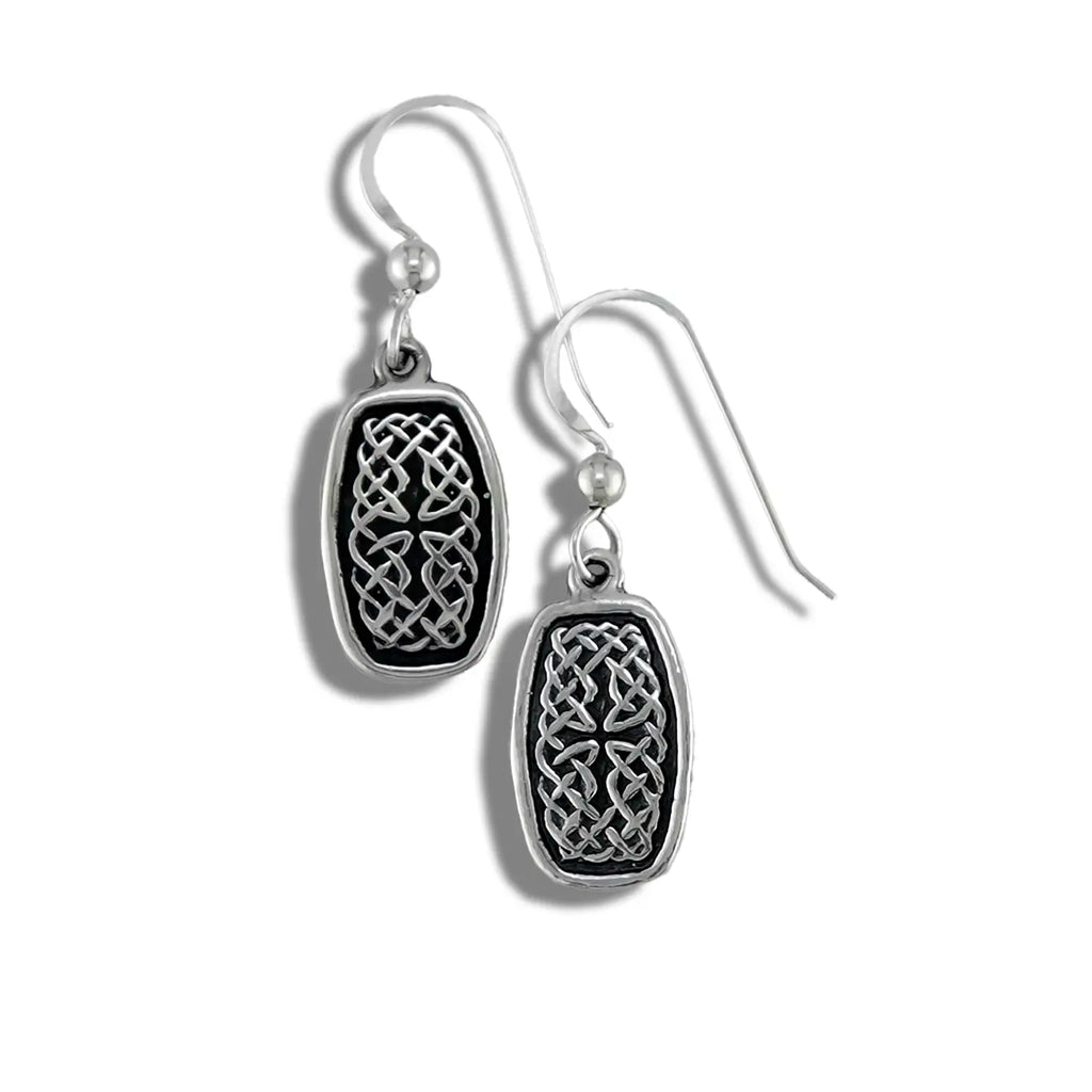 Maura's Knot earrings in silver