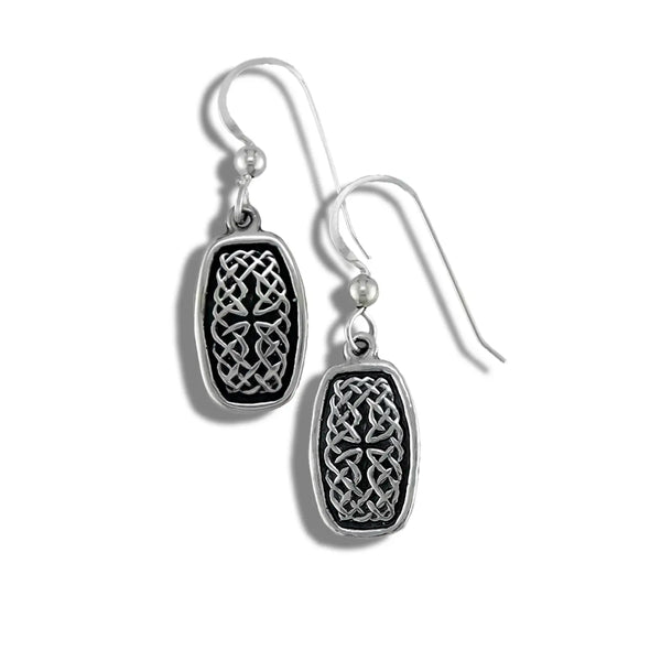 Maura's Knot earrings in silver