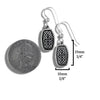 Maura's Knot earrings in silver