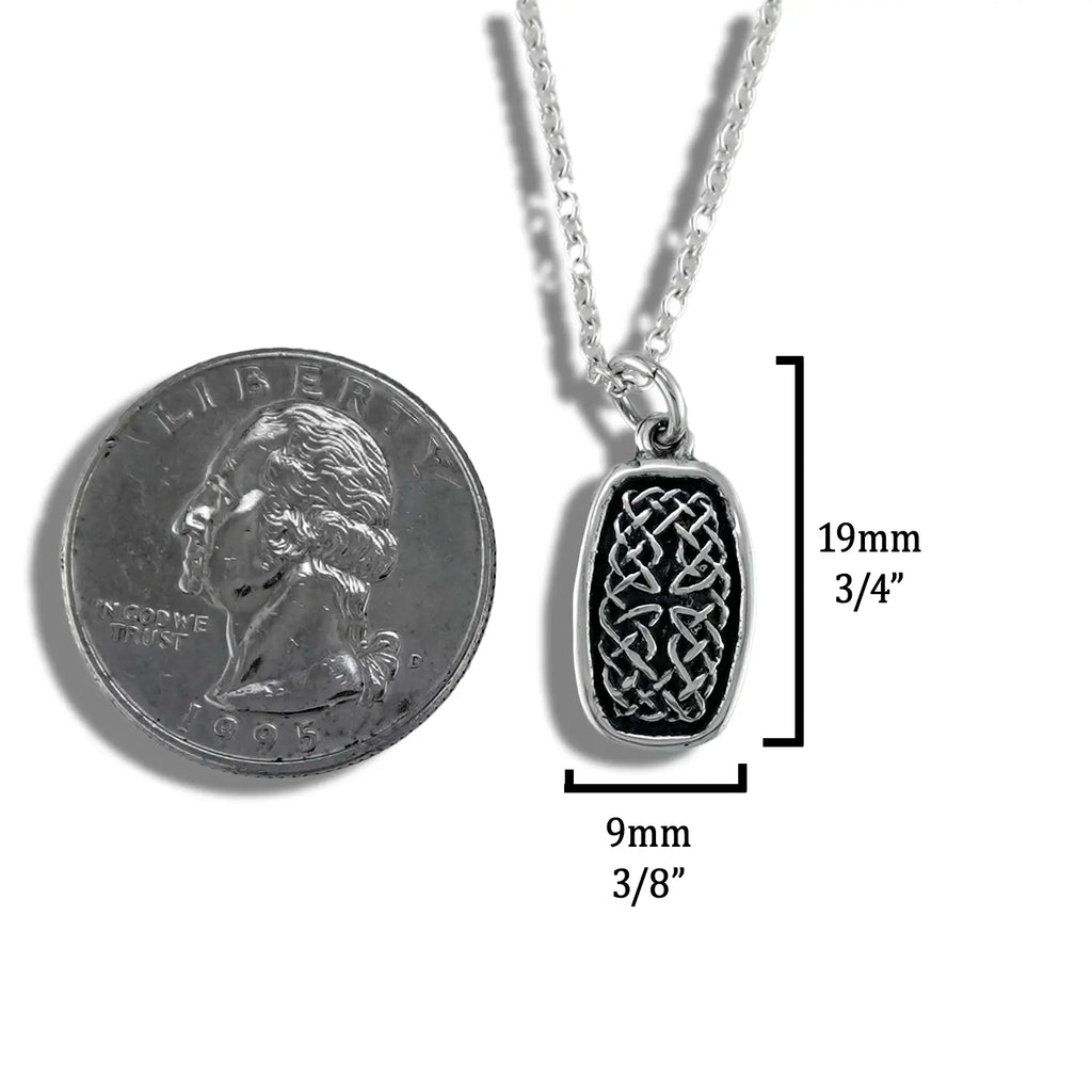 Maura's Knot Pendant in Silver
