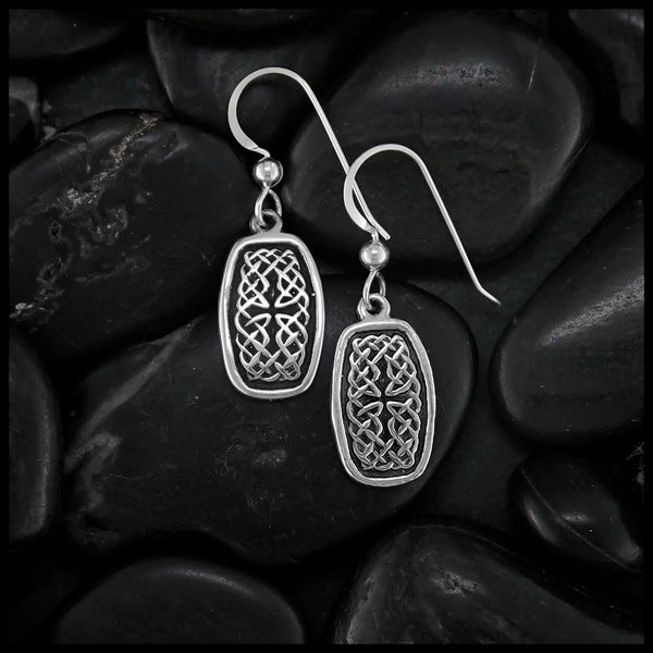 Maura's Knot earrings in silver