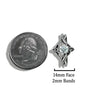 Interlocking Wedding Set With 1/2ct Princess Cut Lab Grown Diamond