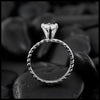Oval Josephine's Knot Diamond Ring with 1ct Lab Diamond