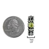 Custom Peridot Twist Ring in Silver