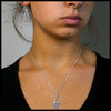 Open Heart Knot Earrings and Pendant Set