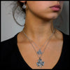 Lucky Heart Shamrock Pendant and Earring Set