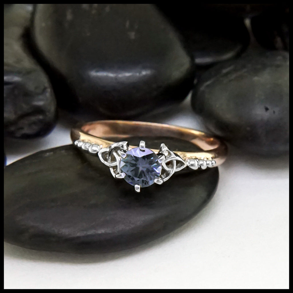 Ring resting on a rock