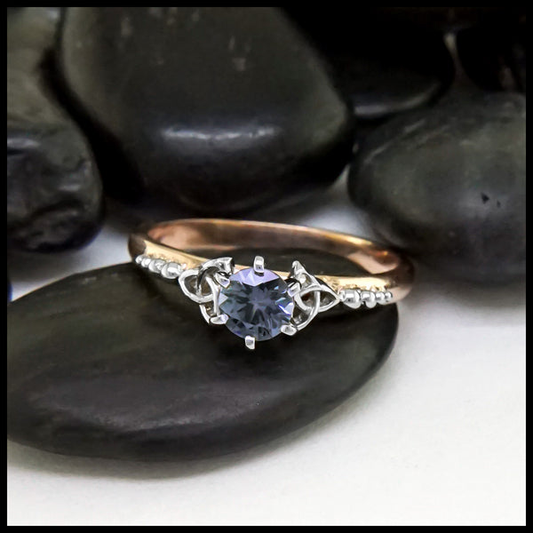 Ring resting on a rock