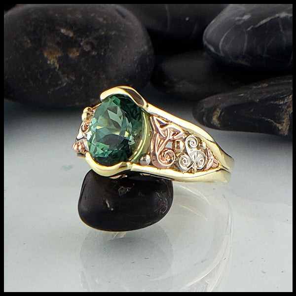 Chrome Tourmaline Custom Ring