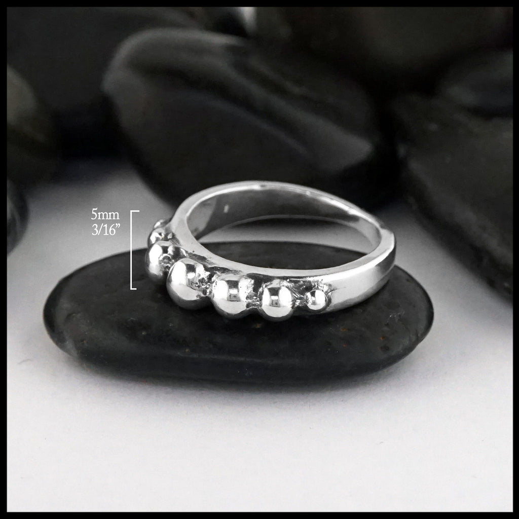 Bubble Ring in Silver