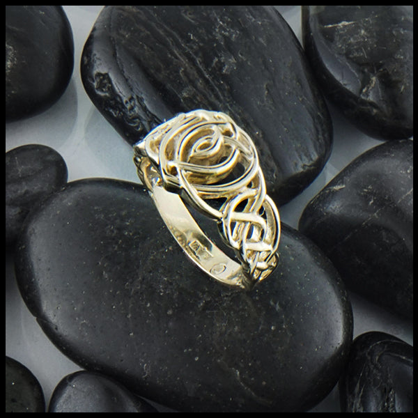 Yellow Gold Twisted Cable Knot Ring, Size 7 : Amazon.co.uk: Fashion