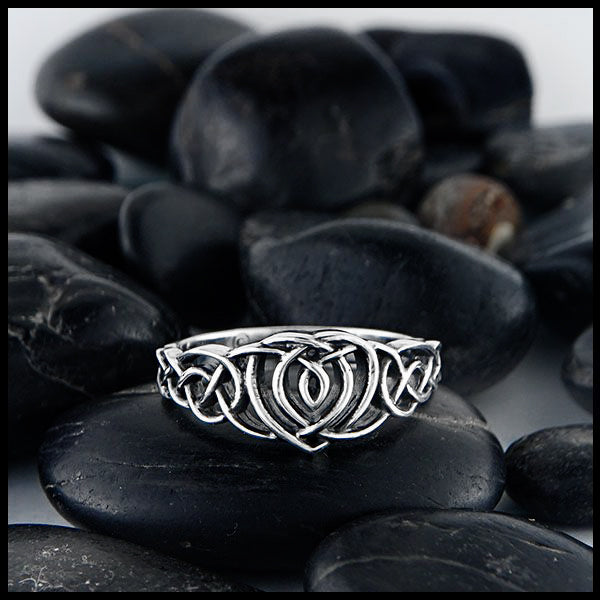 Kathleen Heart Celtic Ring