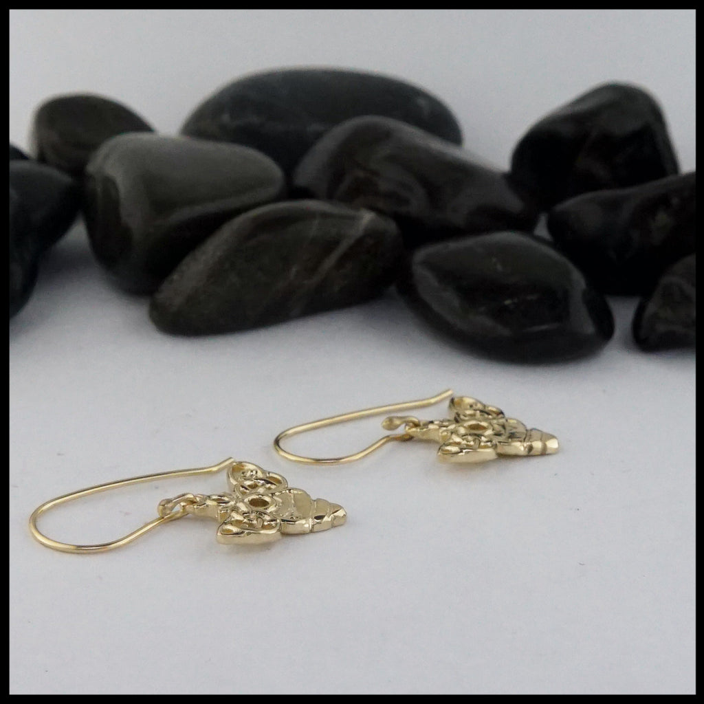 side view of earrings