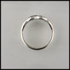 Profile View of Josephine's Mother's Ring in Silver
