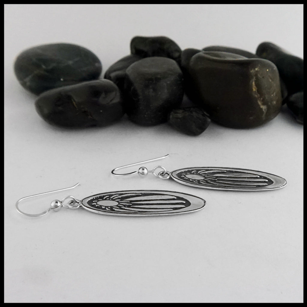 side view of earrings 