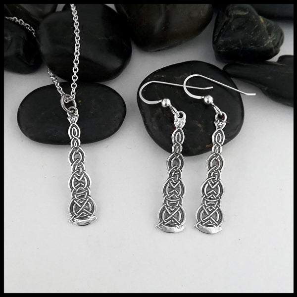 pendant and earring set