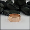 rose gold spiral ring