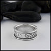Celtic Spiral Ring in Silver