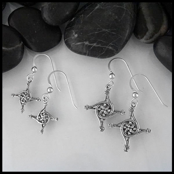 St Brigid Cross Earrings