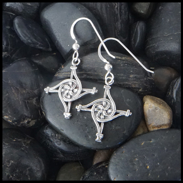 St Brigid Cross Earrings