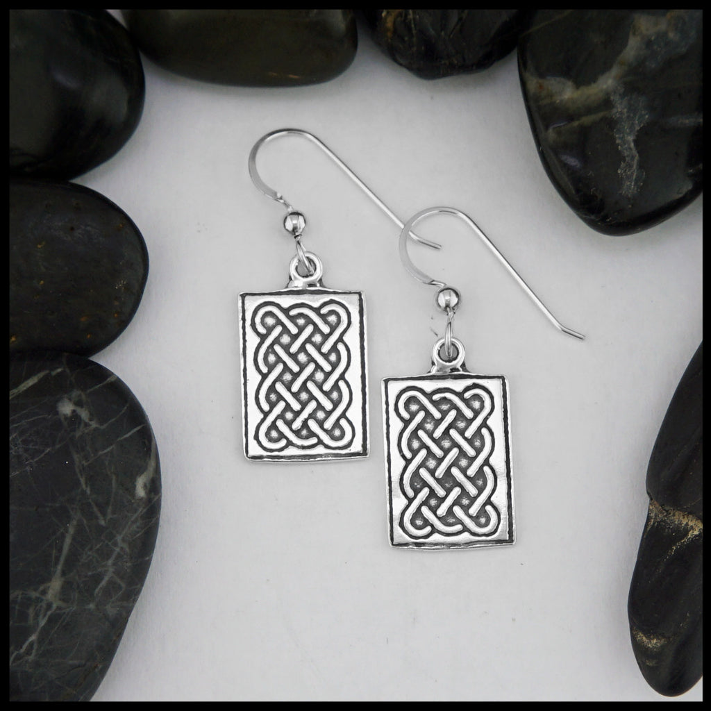 complex weave earrings