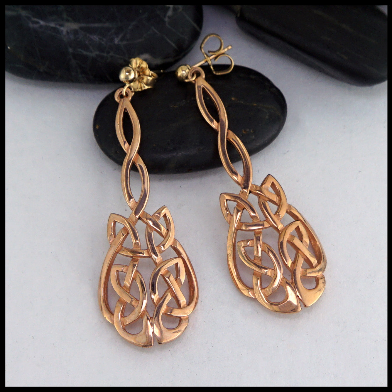Yellow Chimes Long Earrings for Women Western Rose Gold Plated –  YellowChimes