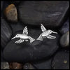 hummingbird post earrings 