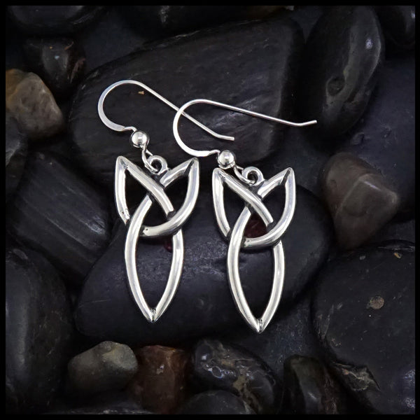 trinity knot earrings