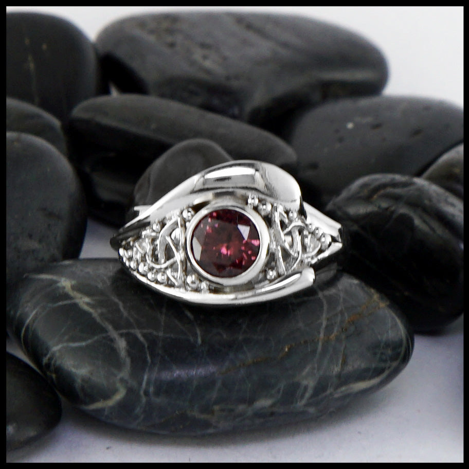 celtic frame ring