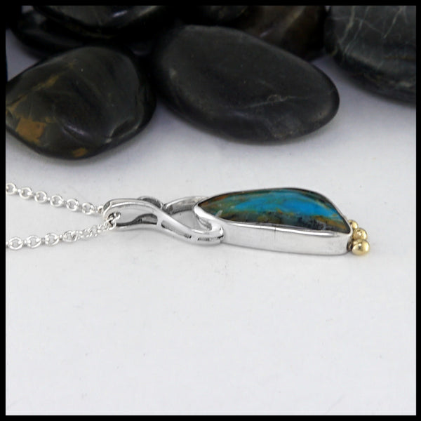 peruvian opal pendant