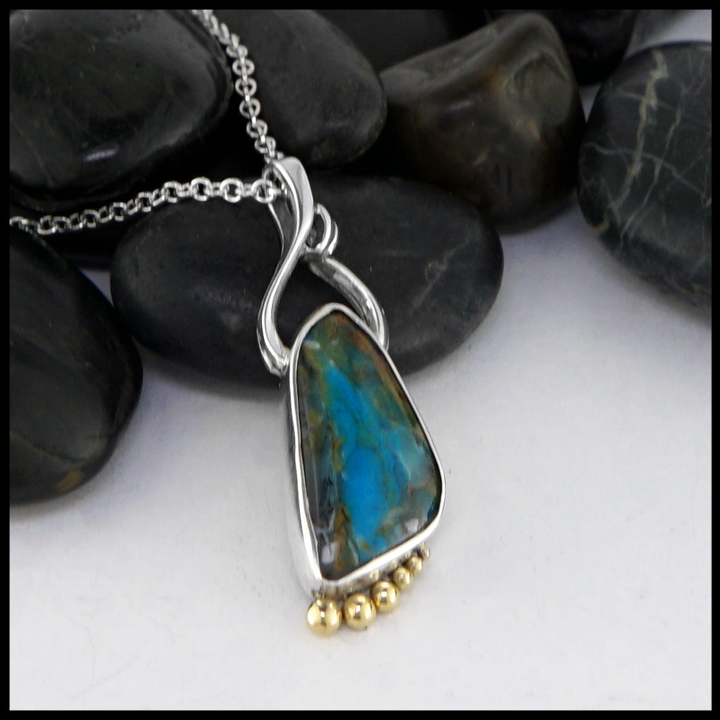 peruvian opal pendant