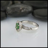 tsavorite and diamond ring