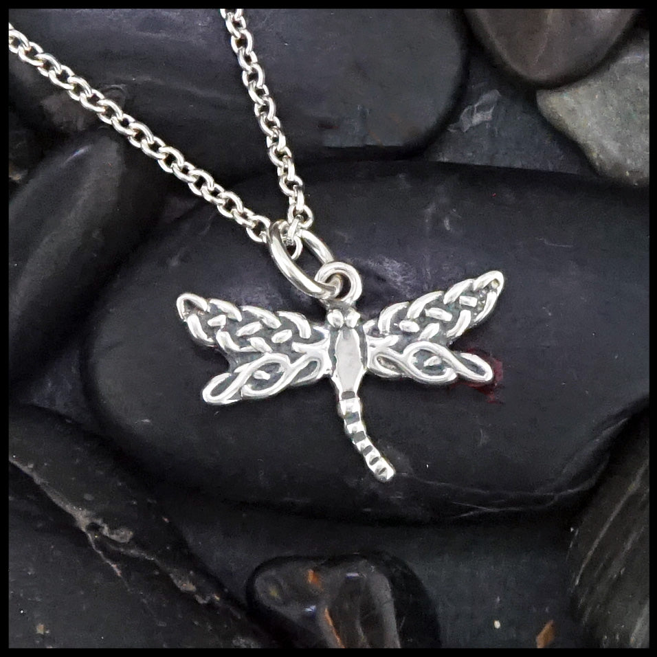 dainty dragonfly pendant
