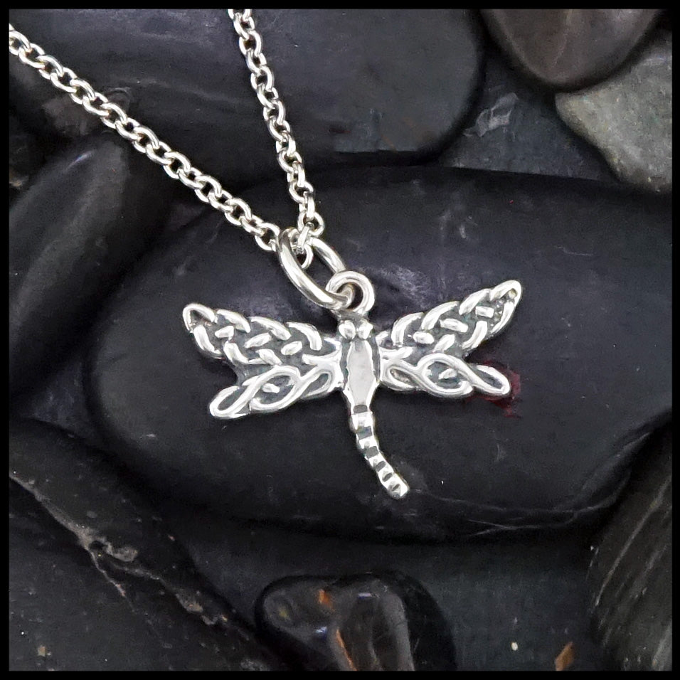 dainty dragonfly pendant