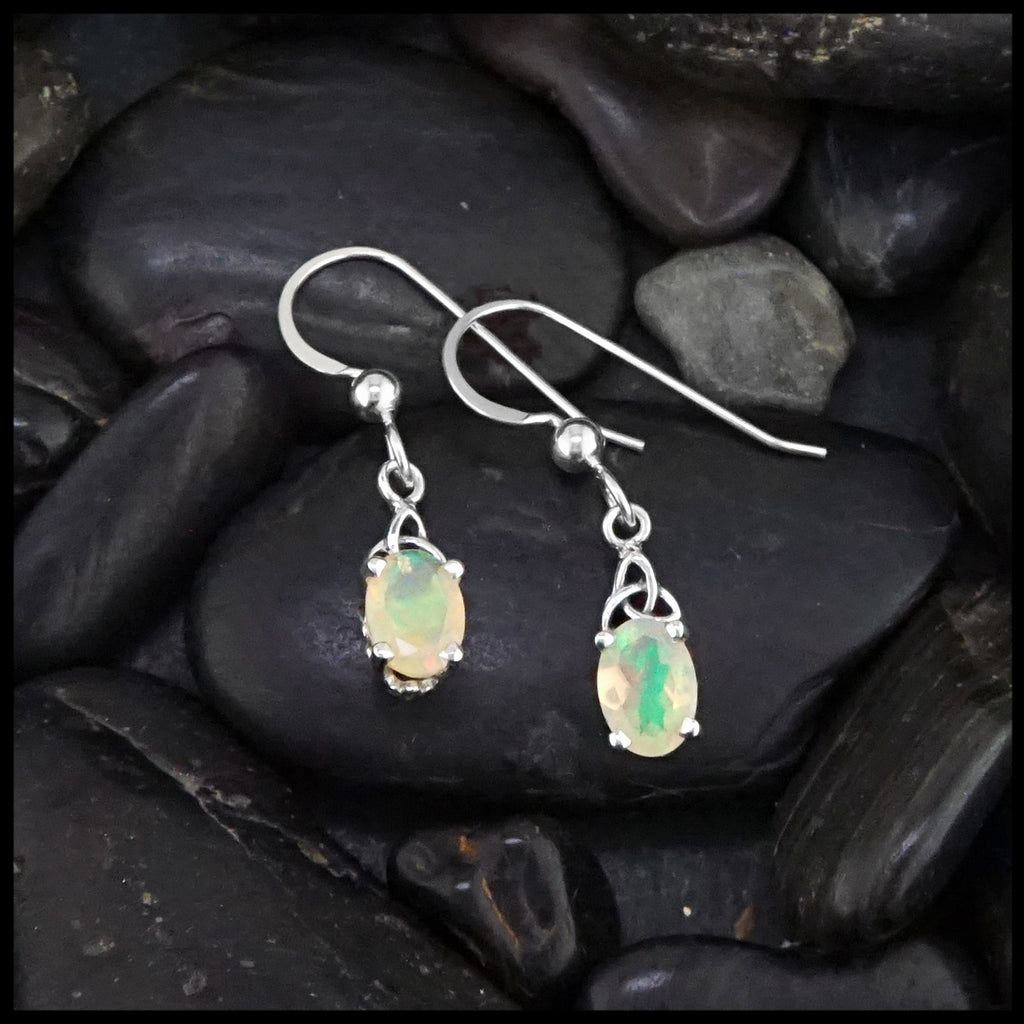 ehtiopian opal drop earrings