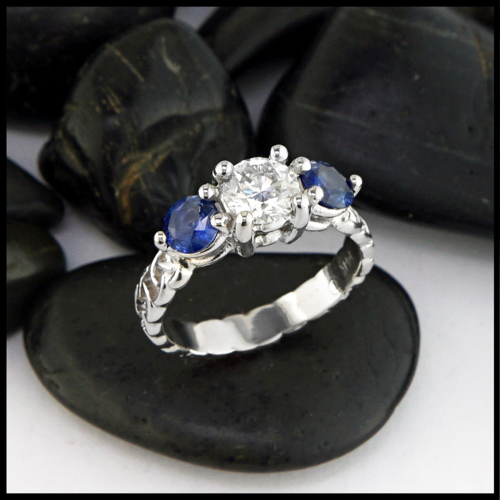 diamond and sapphire ring 