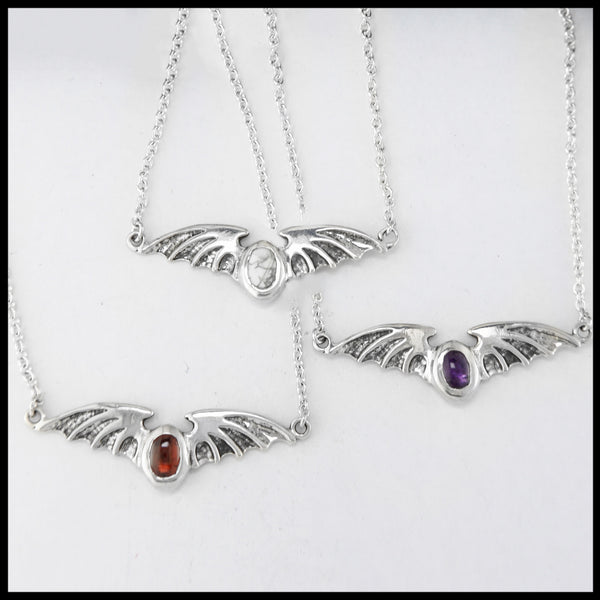 howlite. garnet and amethyst stone options. 