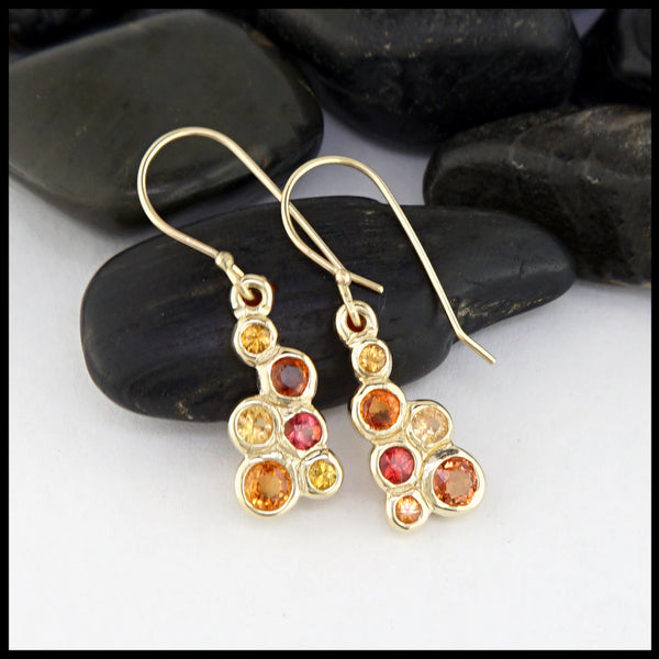 sapphire drop earrings 