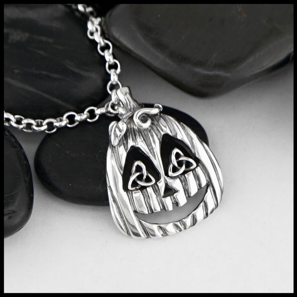 celtic pumpkin pendant