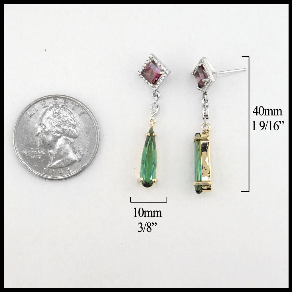 length 40mm 1 9/16" width 10mm 3/8"