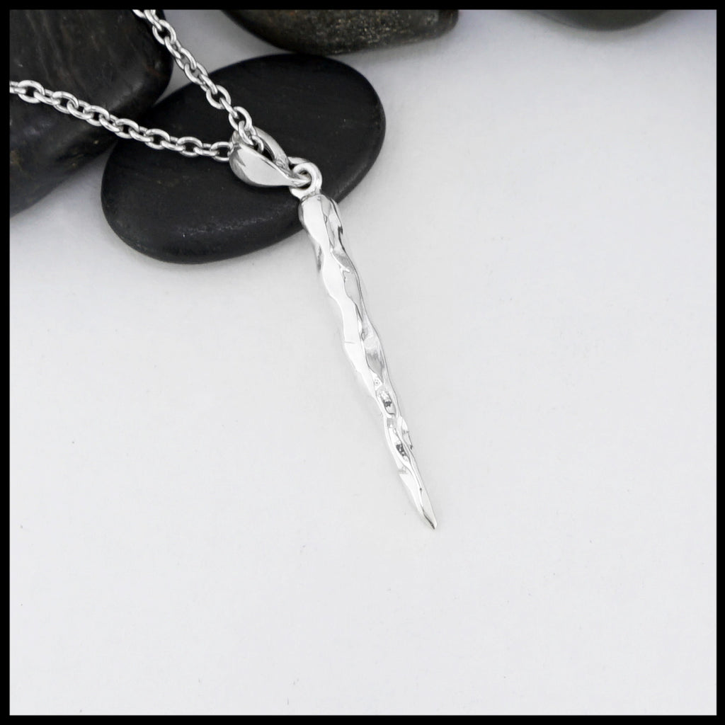 Silver Icicle Pendant