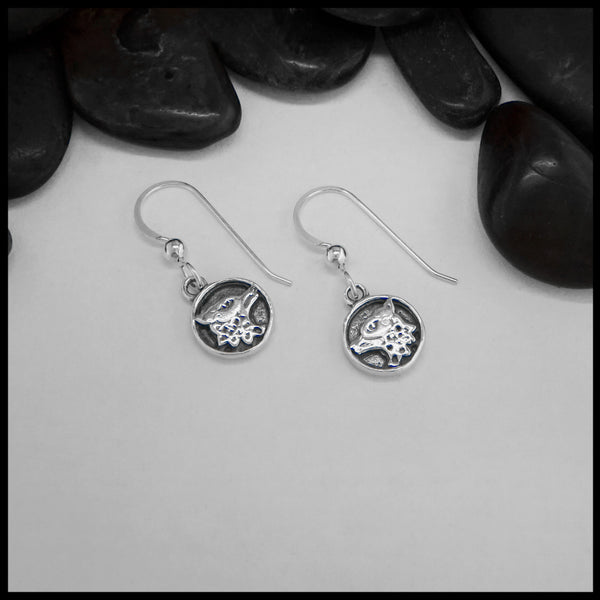 Celtic Earrings in Sterling Silver | Walker Metalsmiths