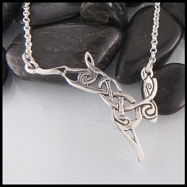 celtic hare necklace by Walker Metalsmiths Celtic Jewelry