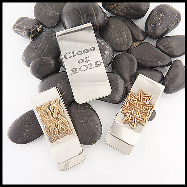 Customized money clips in nickel silver and bronze