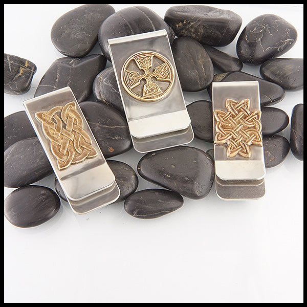 Money clips in nickel silver and bronze