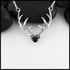 Onyx Antler Pendant