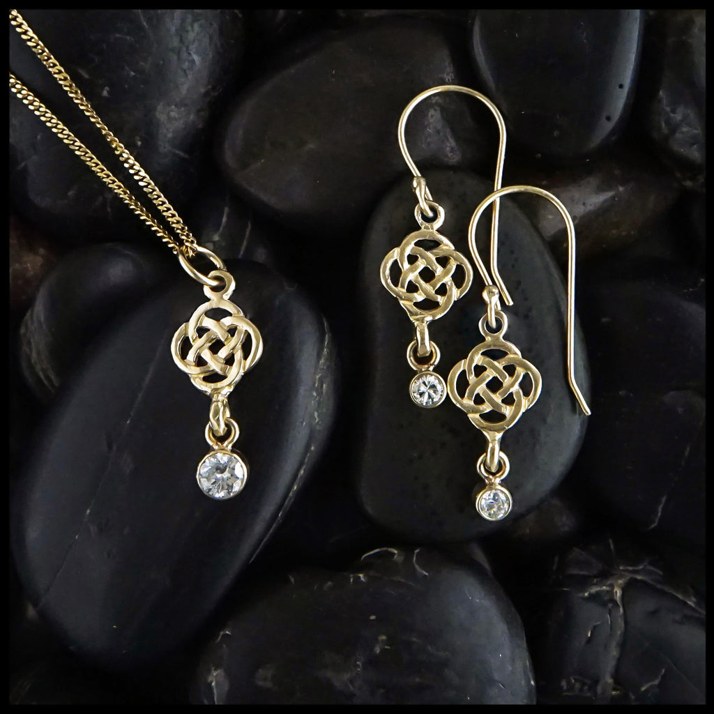 Josephine's Knot Pendant and Earrings