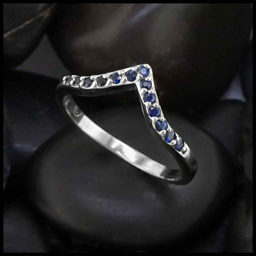 Chevron Sapphire Top