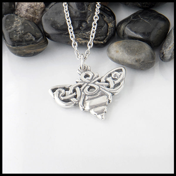 Walker Metalsmiths Celtic Bee Pendant