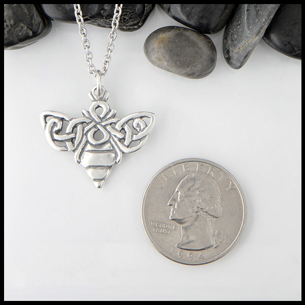 Celtic Bee Animal Necklace